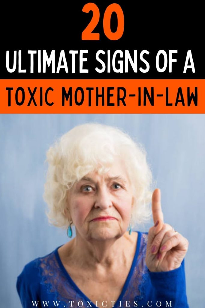 Here are 20 signs of a #toxicmotherinlaw and how to deal with her. #narcissisticabuse #toxicpeople #toxic relationships