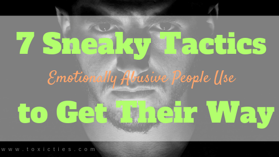 emotionally abusive people tactics
