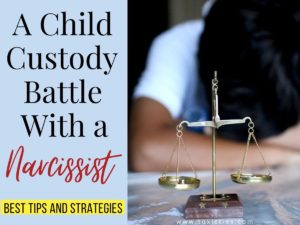 narcissist child custody divorce