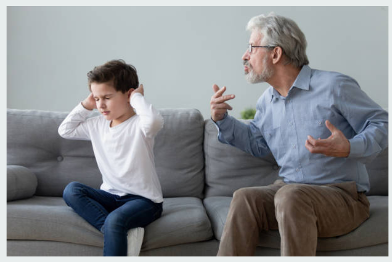 Everything you need to know about an #angrygrandparent: the signs, the nature of their anger, and how to talk to your kids about it. #angryparent #toxicgrandparent