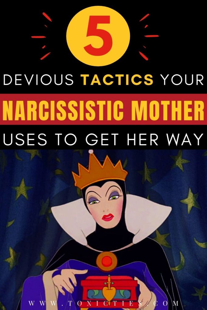 Here are 5 emotionally #abusive #tactics your #narcissisticmother uses to control you (with examples), and how you can counteract them. #toxicmother #toxicparent #narcissisticparent #toxicmotherinlaw #emotionalabuse #narcissisticabuse