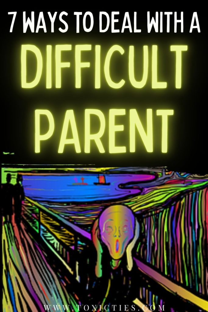 How do you deal with a #difficultparent you wish you could ship off to Antarctica? Here are helpful research-based strategies to help you keep your sanity. #toxicparent #toxicpeople #narcissist #toxicfamily #difficultmother #difficultfather #emotionalabuse #survivingabuse
