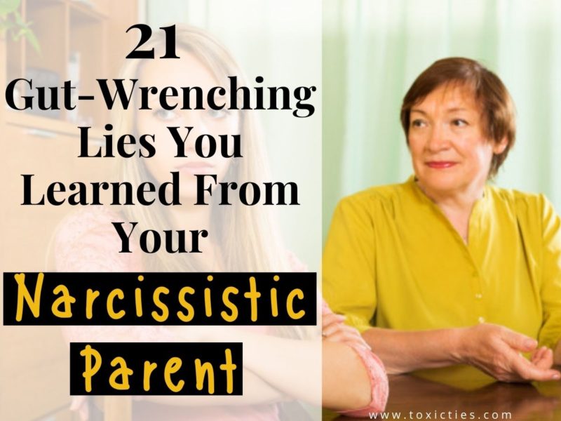 narcissistic parent lies