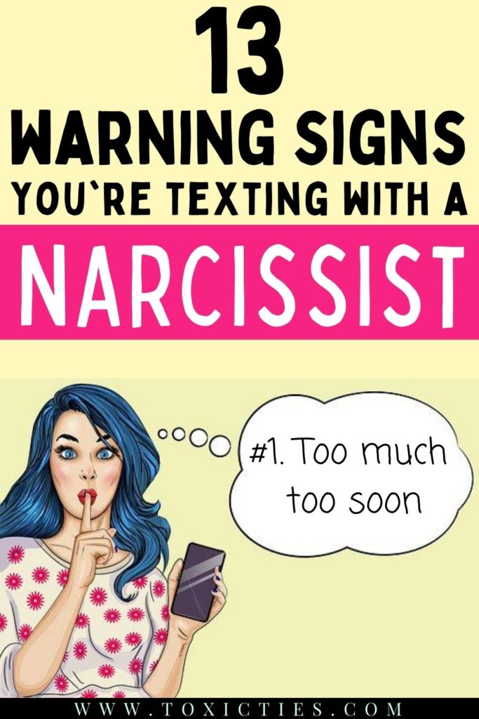 Narcissists ignore texts why do The 7