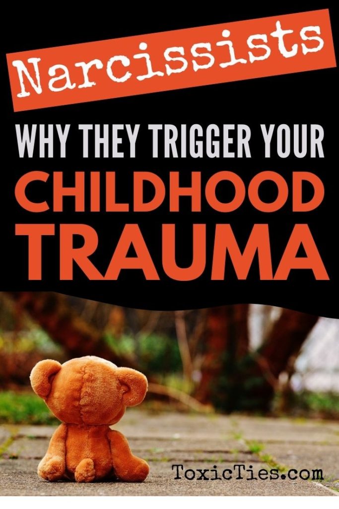 This article explains why #narcissists trigger your childhood #trauma, and the signs you may have repressed a #traumatic experience as a child. #childhoodtrauma #narcissisticabuse #traumabond #traumabonding #toxicrelationship #gaslighting