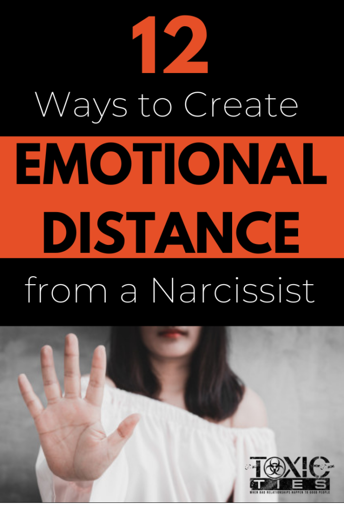 Creating emotional distance from a #narcissist may be easier said than done. But if no contact is not an option, it's the next best thing.  #emotionaldistancing #psychologicaldistancing #narcissisticabuse